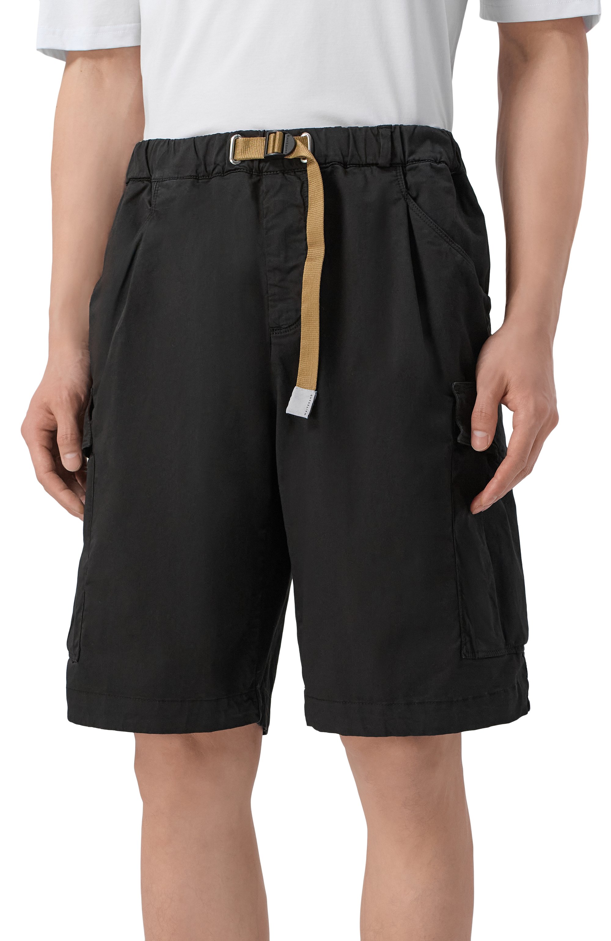 Хлопковые шорты WHITE SAND черного цвета по цене 17550 руб., арт. 26SU59/83, фото 3 Хлопковые шорты WHITE SAND, арт. 26SU59/83, фото 3