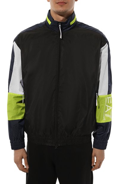 Бомбер EA7 разноцветного цвета по цене 27900 руб., арт. 3DPB06/PNFHZ, фото 3 Бомбер EA7, арт. 3DPB06/PNFHZ, фото 3