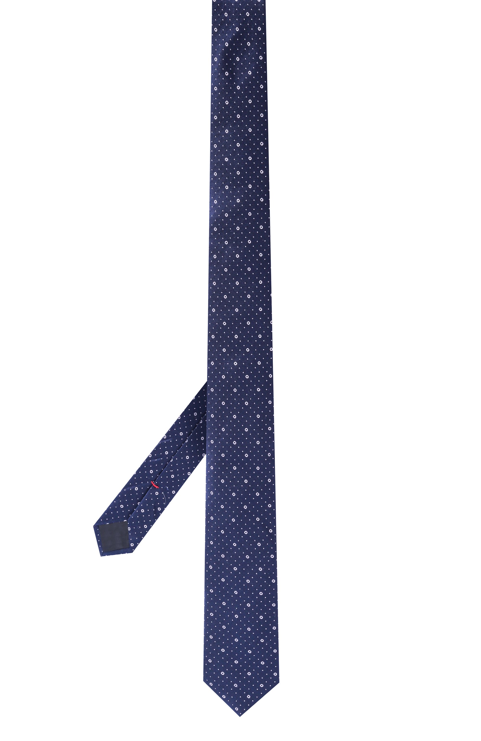 Шелковый галстук HUGO темно-синего цвета по цене 8995 руб., арт. 50540113, фото 3 Шелковый галстук HUGO, арт. 50540113, фото 3