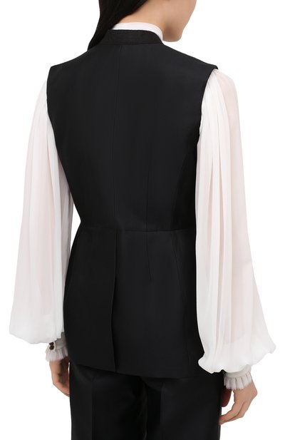 Жилет из шерсти и шелка GIVENCHY, арт. BW30BQ12MN, фото 5