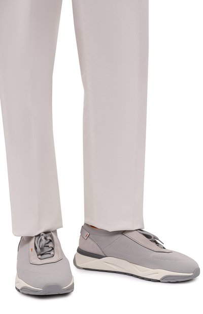 Текстильные кроссовки SANTONI, арт. MBI021601BGRCH0DG41, фото 3