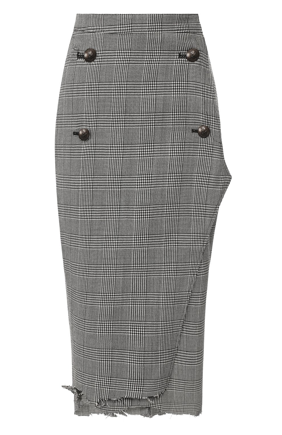 Ш ерстяная юбка VETEMENTS, арт. WAH20SK400/GREY CHECK, фото 1