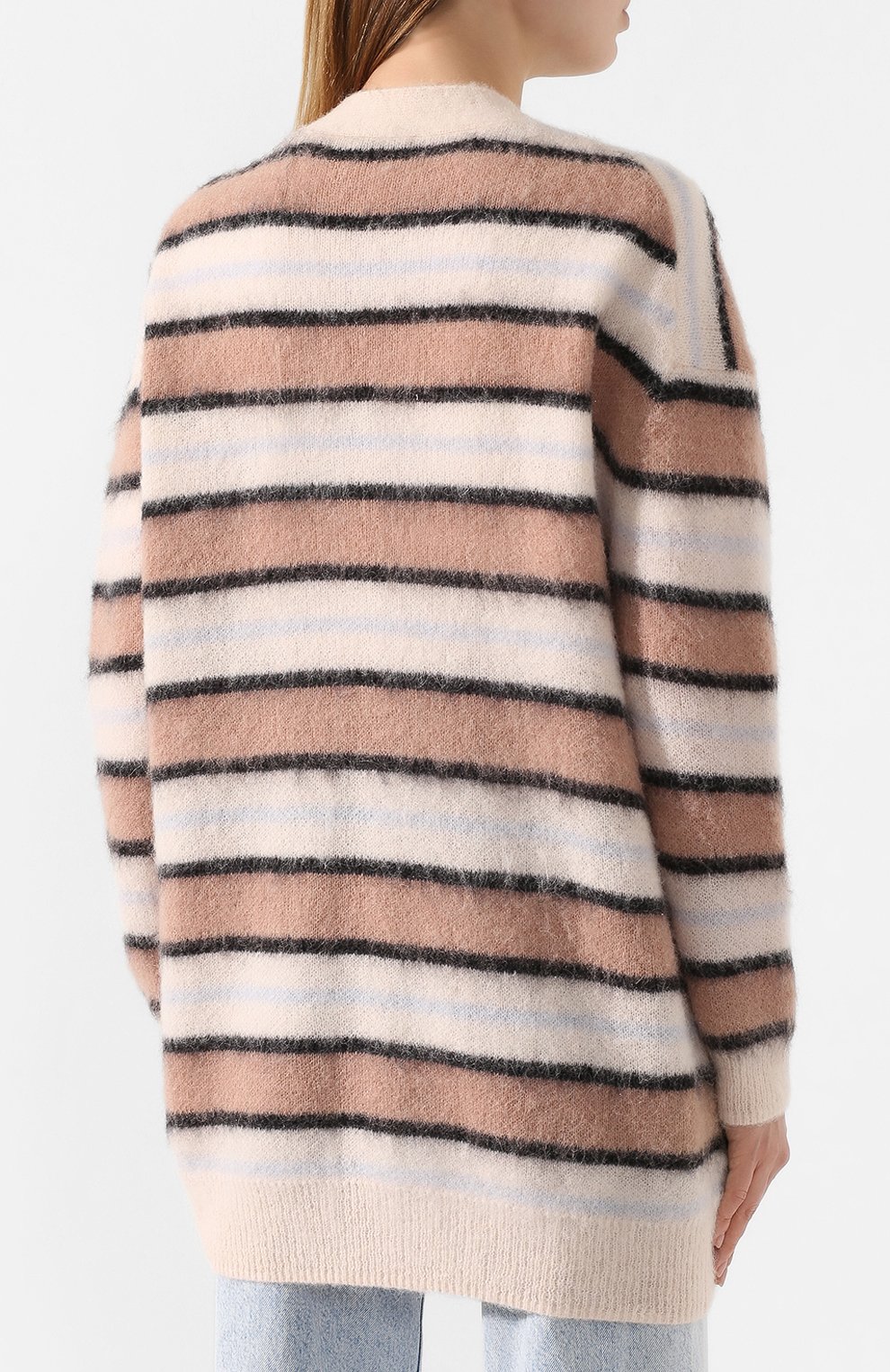 Кардиган ACNE STUDIOS розового цвета по цене 38550 руб., арт. A60148/W, фото 4 Кардиган ACNE STUDIOS, арт. A60148/W, фото 4