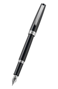 Перьевая ручка MONTEGRAPPA черного цвета, арт. ISA1R1AC | Фото 3 (Нос: Не проставлено; Региональные ограничения белый список (Axapta Mercury): Не проставлено; Материал сплава: Сталь; Ограничения доставки: m-style)