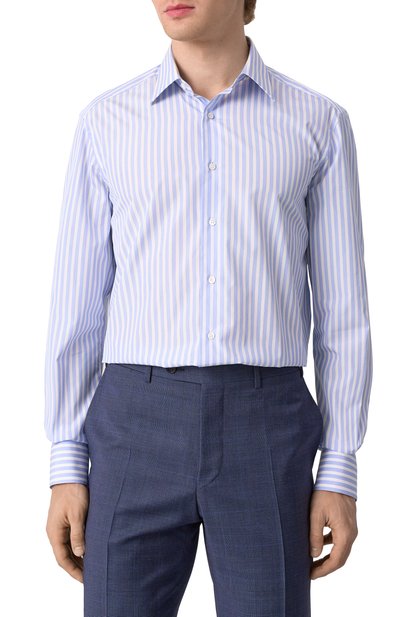 Хлопковая сорочка STEFANO RICCI, арт. MC001297/BN2914, фото 3