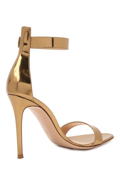 Кожаные босоножки portofino 105 GIANVITO ROSSI, арт. G61096.15RIC.METMEK0, фото 4