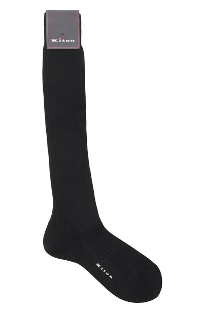 Мужские хлопковые гольфы KITON, арт. UCALZ27K0765H