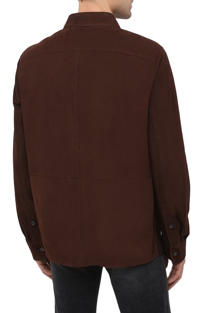 Замшевая рубашка RALPH LAUREN, арт. 790654923, фото 4