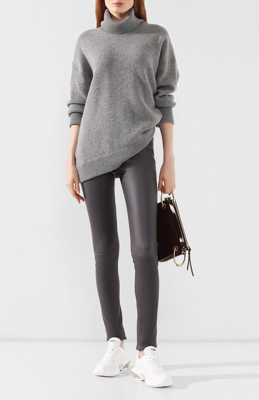 Кожаные легинсы DROME, арт. DPD1717C/D074C, фото 2