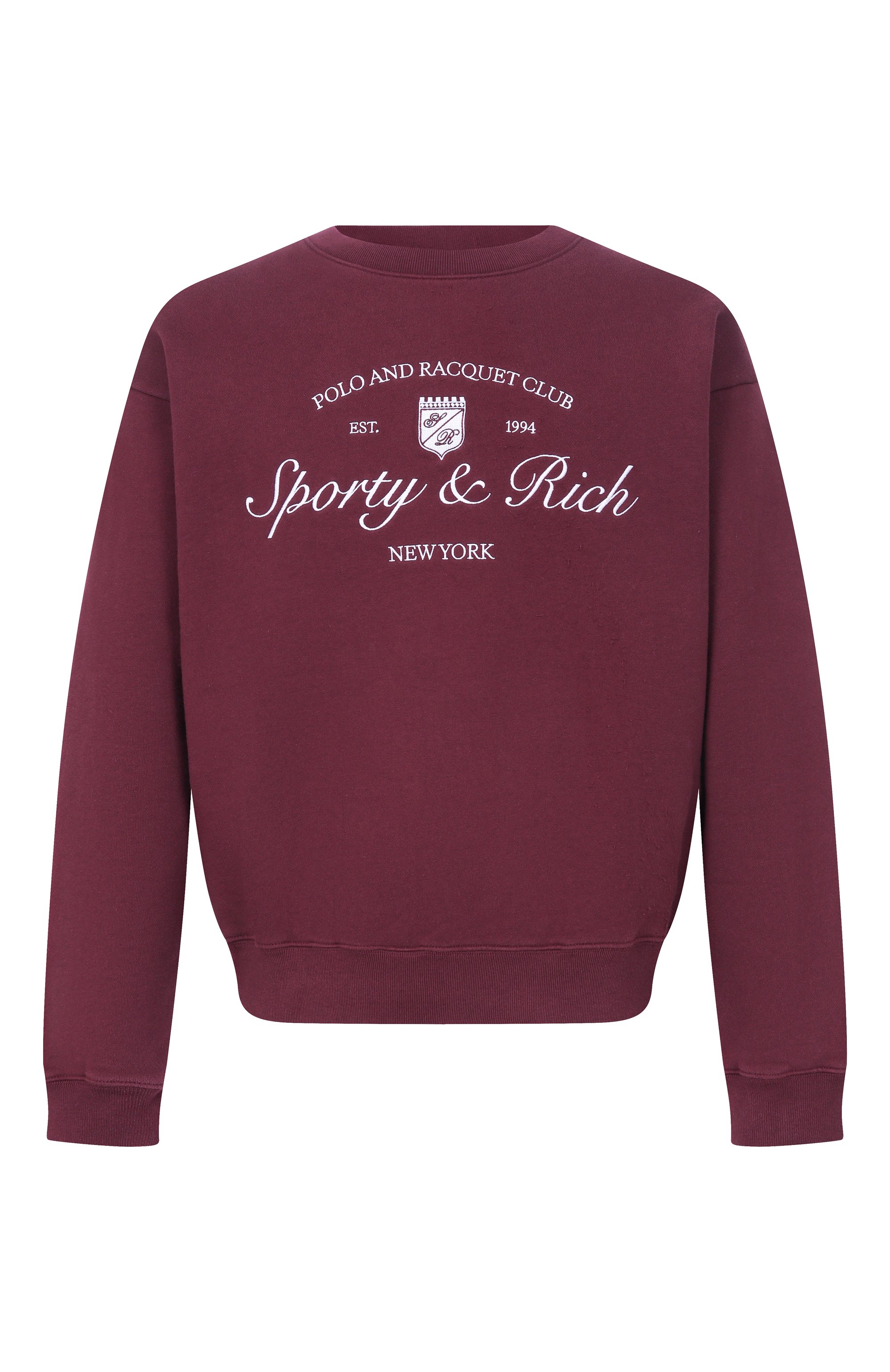 Хлопковый свитшот SPORTY AND RICH, арт. ST09875412RE02, фото 1