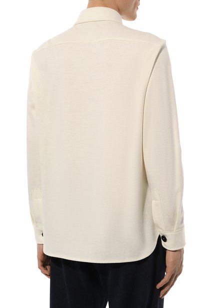 Шерстяная куртка-рубашка HARRIS WHARF LONDON, арт. C9320MYM, фото 4