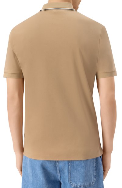 Хлопковое поло BOSS, арт. 50469360, фото 4