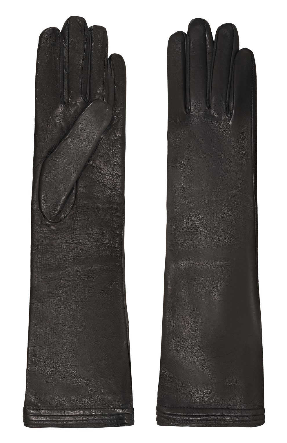 Кожаные перчатки KITON черного цвета по цене 71700 руб., арт. D58906K0533F03, фото 2 Кожаные перчатки KITON, арт. D58906K0533F03, фото 2