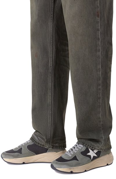 Комбинированные кроссовки running sole GOLDEN GOOSE DELUXE BRAND, арт. GMF00126.F007576, фото 3