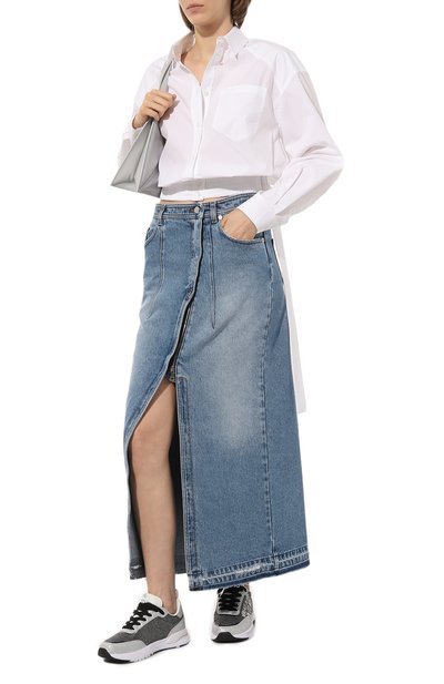 Комбинированные кроссовки VERSACE JEANS COUTURE, арт. 74VA3SA3/ZS648, фото 2