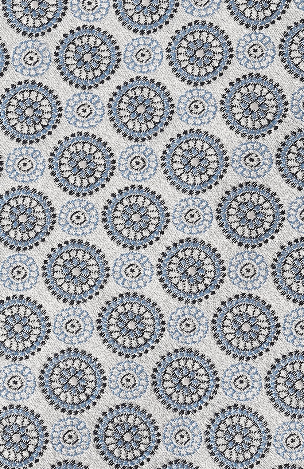 Шелковый галстук CANALI серебряного цвета по цене 17600 руб., арт. 18/HJ03734, фото 4 Шелковый галстук CANALI, арт. 18/HJ03734, фото 4