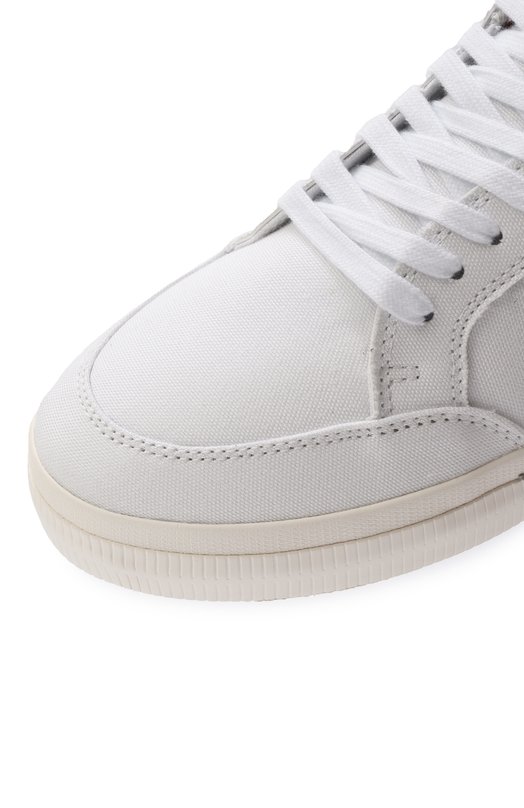 Текстильные кеды New Low Vulcanized Off-White 0MIA293C99FAB002 Белый  0MIA293C99FAB002 Фото 7