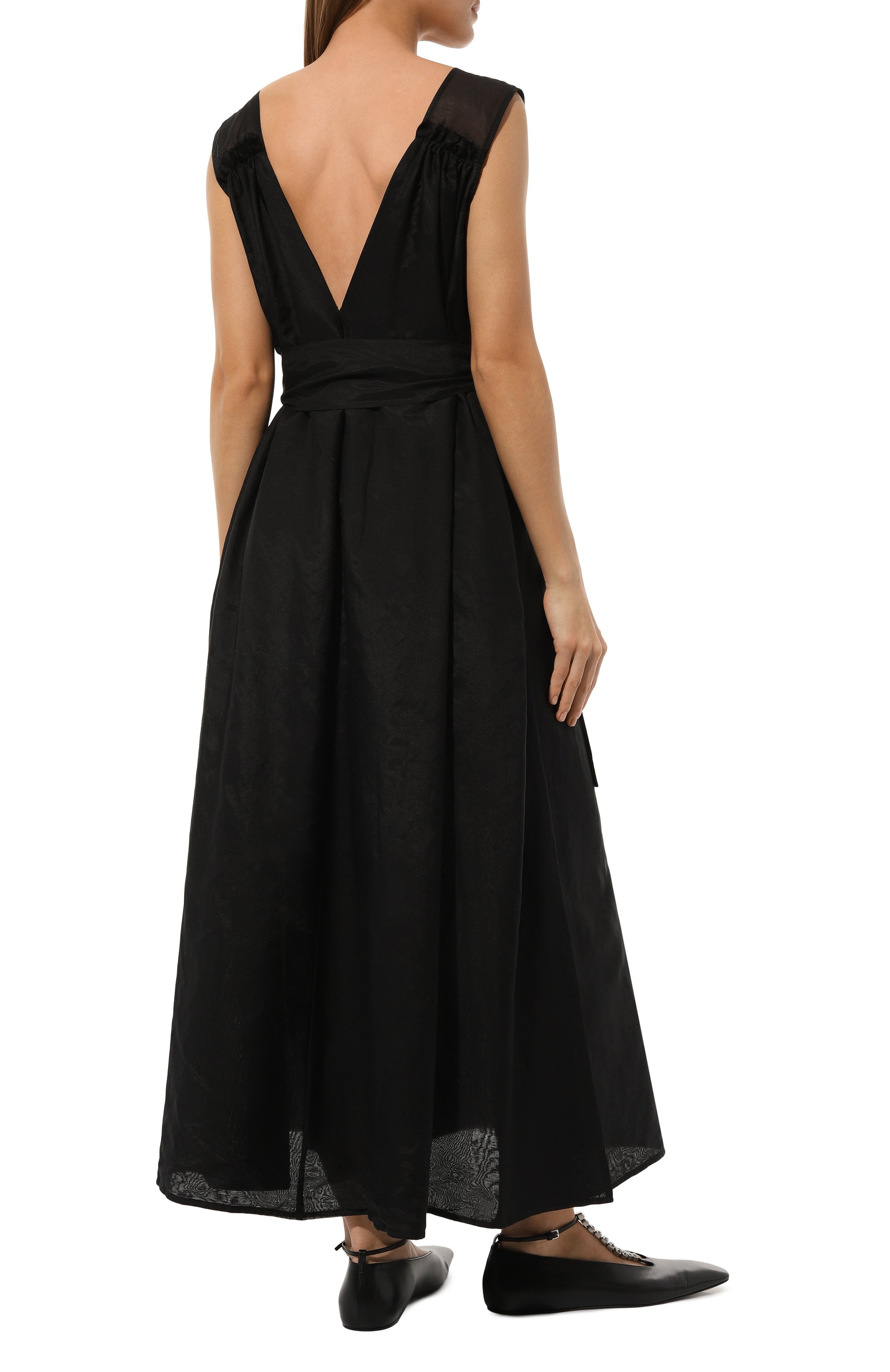 Платье из хлопка и шелка LILA EUGENIE, арт. 2511, фото 4