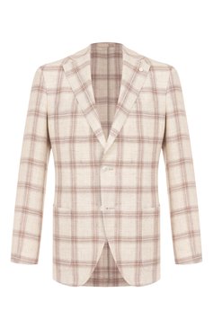 Пиджак изо льна и шерсти LUIGI BIANCHI, арт. 2403/52077, фото 1