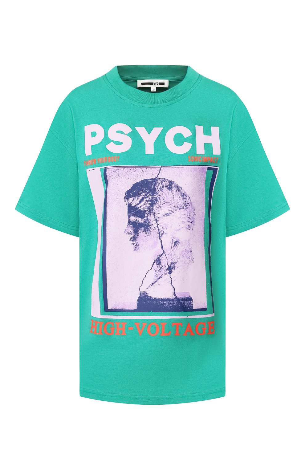 Хлопковая футболка MCQ SWALLOW, арт. 583305/R0T10, фото 1