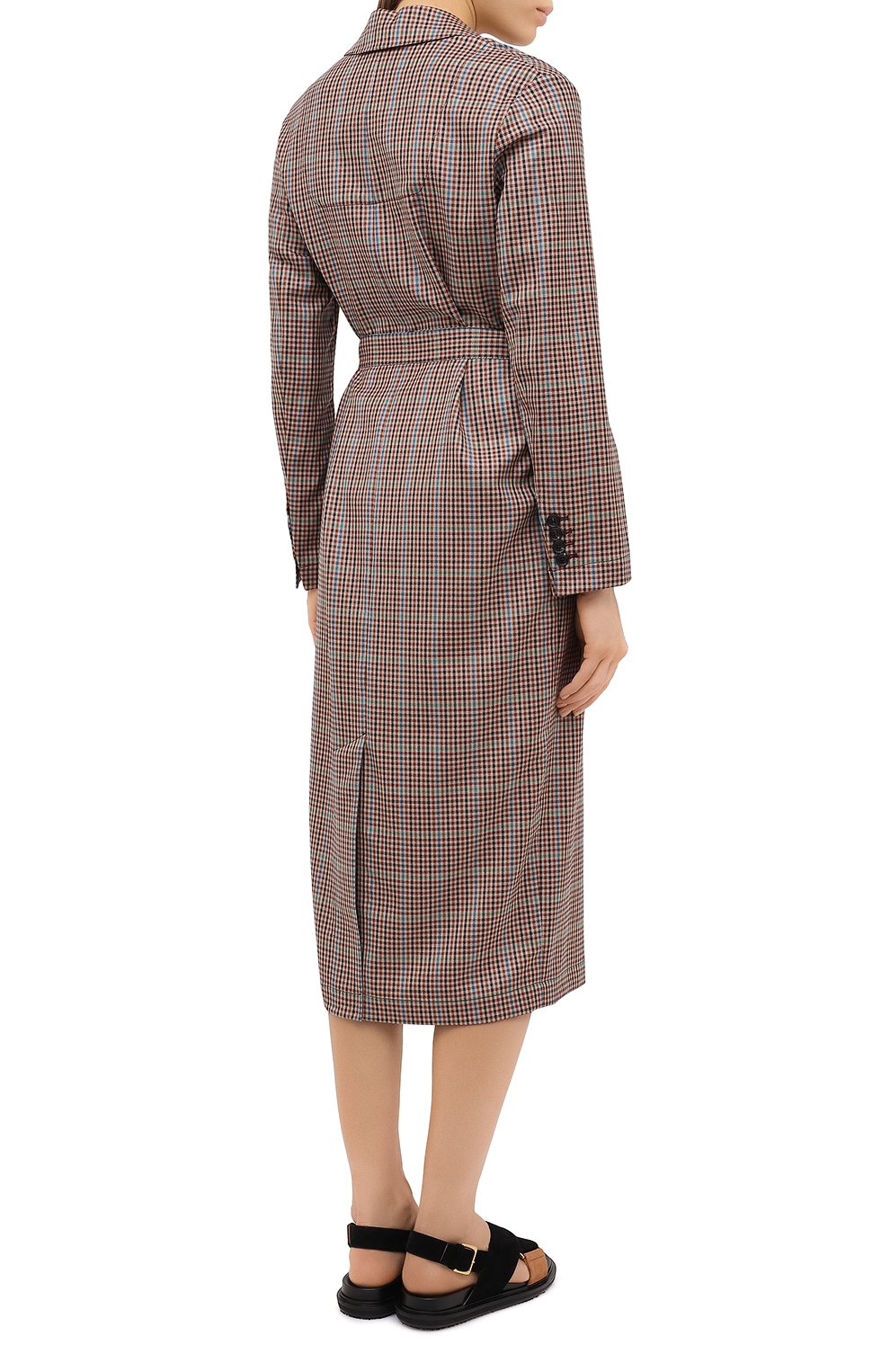 Шерстяное платье LANVIN бежевого цвета по цене 184000 руб., арт. RW-DR319U-4674-A20, фото 4 Шерстяное платье LANVIN, арт. RW-DR319U-4674-A20, фото 4