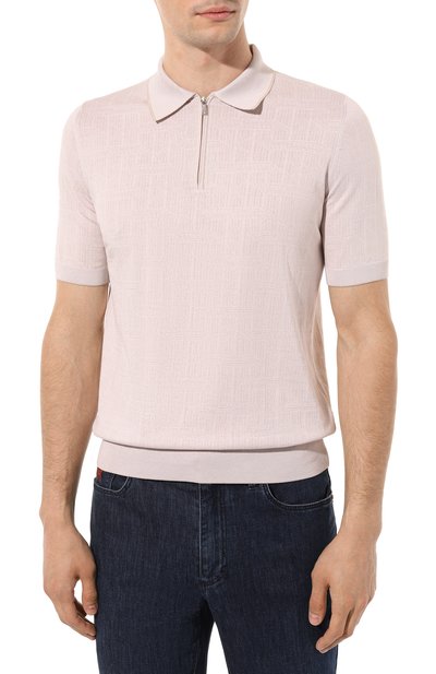 Поло из хлопка и шелка ZILLI, арт. MBZ-PZ112-REGI1/MC01, фото 3