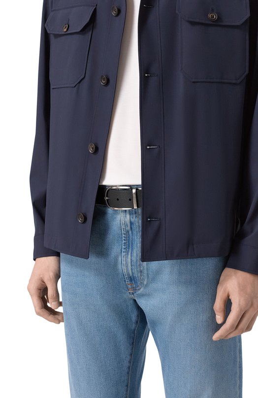 Двусторонний ремень Dirk Bikkembergs BKCU00182M Чёрный  BKCU00182M Фото 2