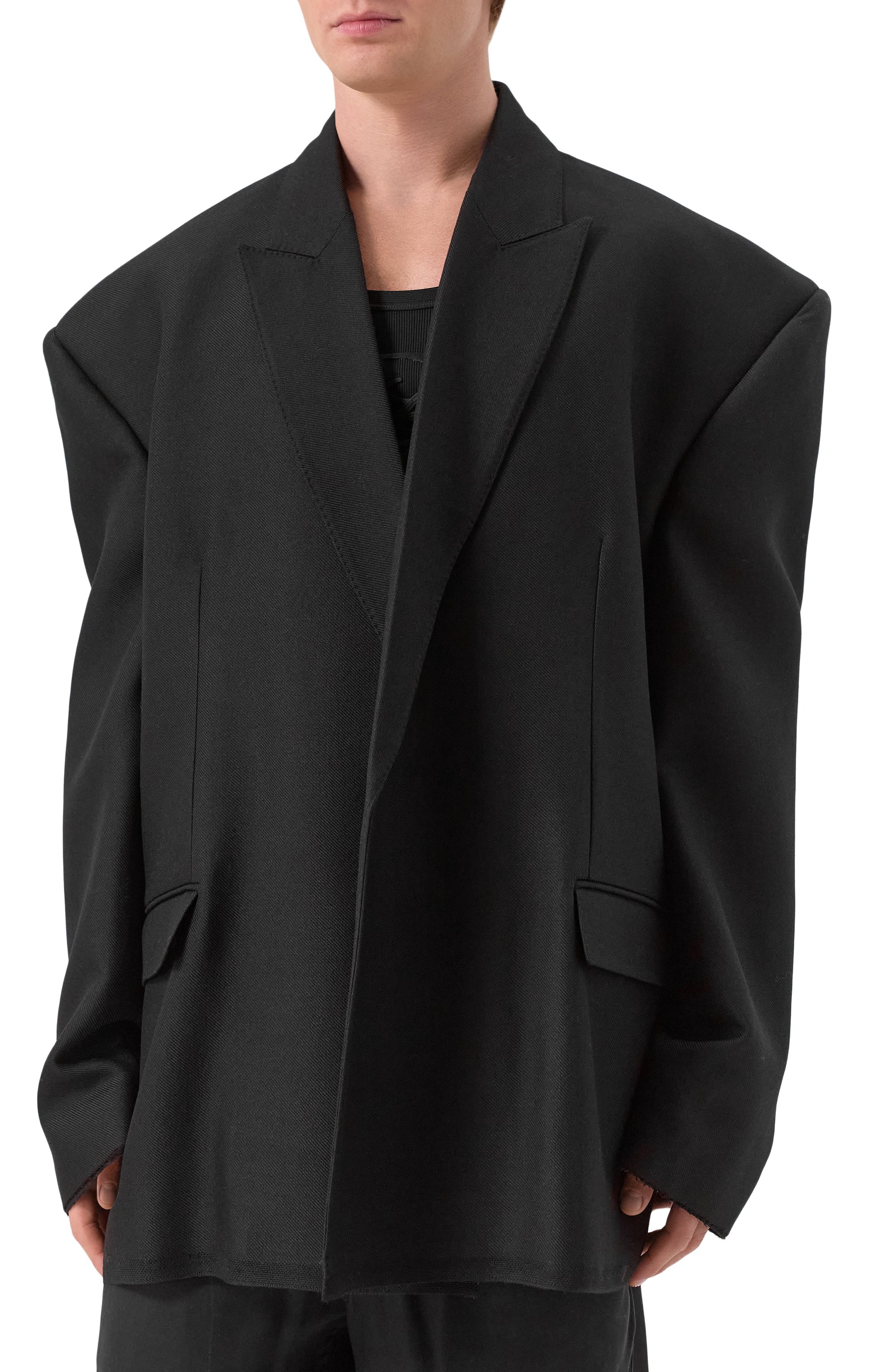 Шерстяной пиджак BALENCIAGA, арт. 817660/TKT29, фото 4