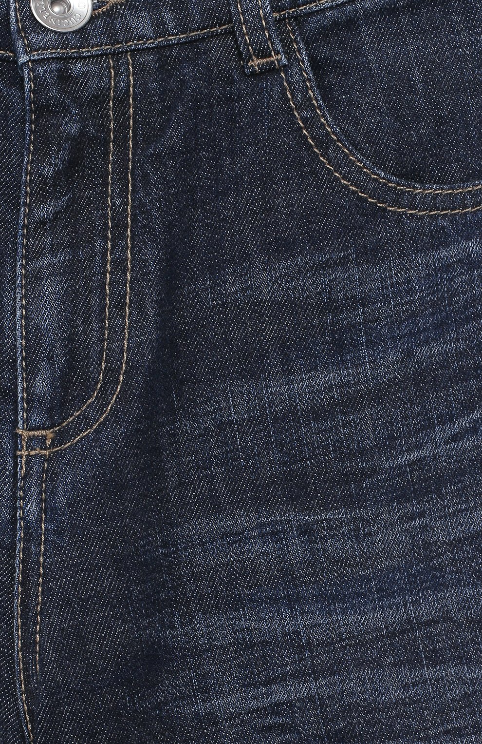 Джинсы BRUNELLO CUCINELLI синего цвета по цене 44700 руб., арт. BUZ37D300C, фото 3 Джинсы BRUNELLO CUCINELLI, арт. BUZ37D300C, фото 3