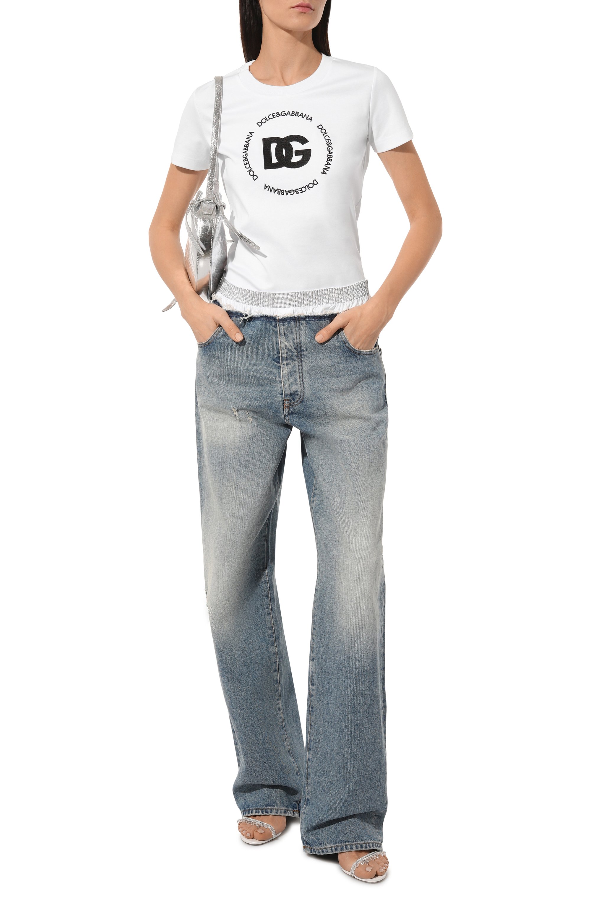 Хлопковая футболка DOLCE & GABBANA, арт. F8T00Z/GDB5U, фото 2