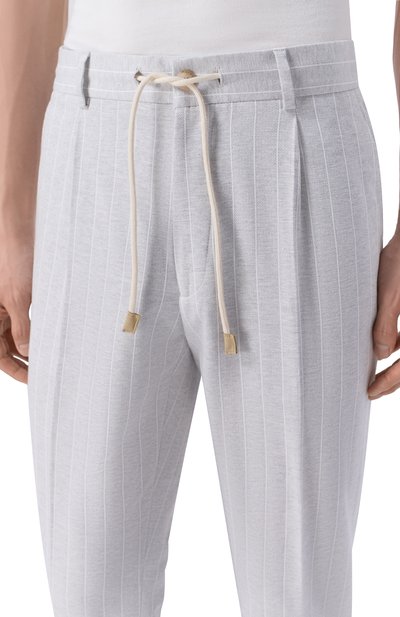 Брюки из хлопка и льна GRAN SASSO, арт. 76102/79324, фото 5