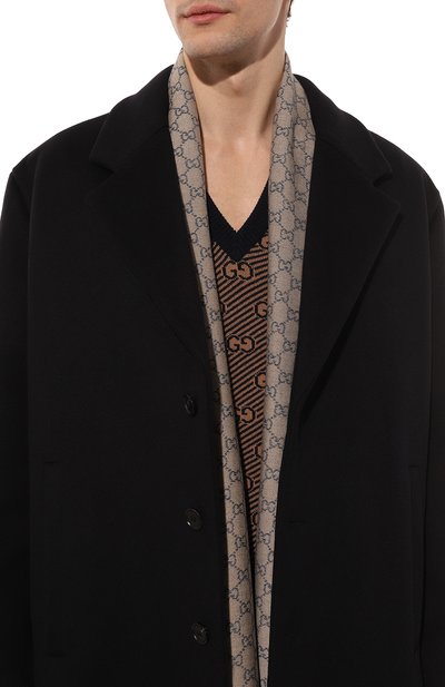 Хлопковый шарф GUCCI, арт. 660016 4G114, фото 3