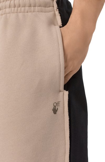 Хлопковые шорты OFF-WHITE разноцветного цвета по цене 51300 руб., арт. 0MCI01CF26FLE0010, фото 5 Хлопковые шорты OFF-WHITE, арт. 0MCI01CF26FLE0010, фото 5