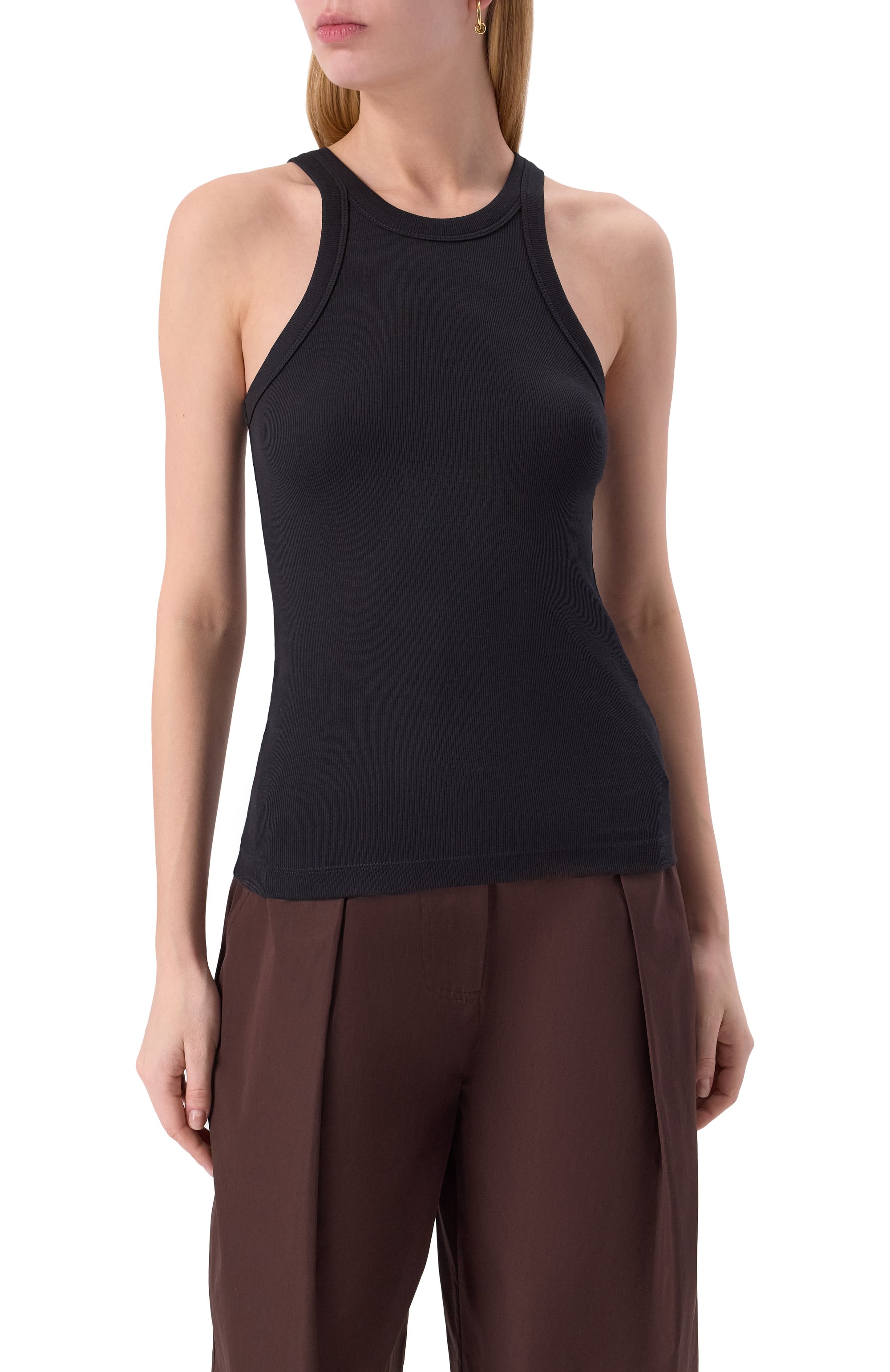 Хлопковая майка TOTEME, арт. 211-437-772, фото 3