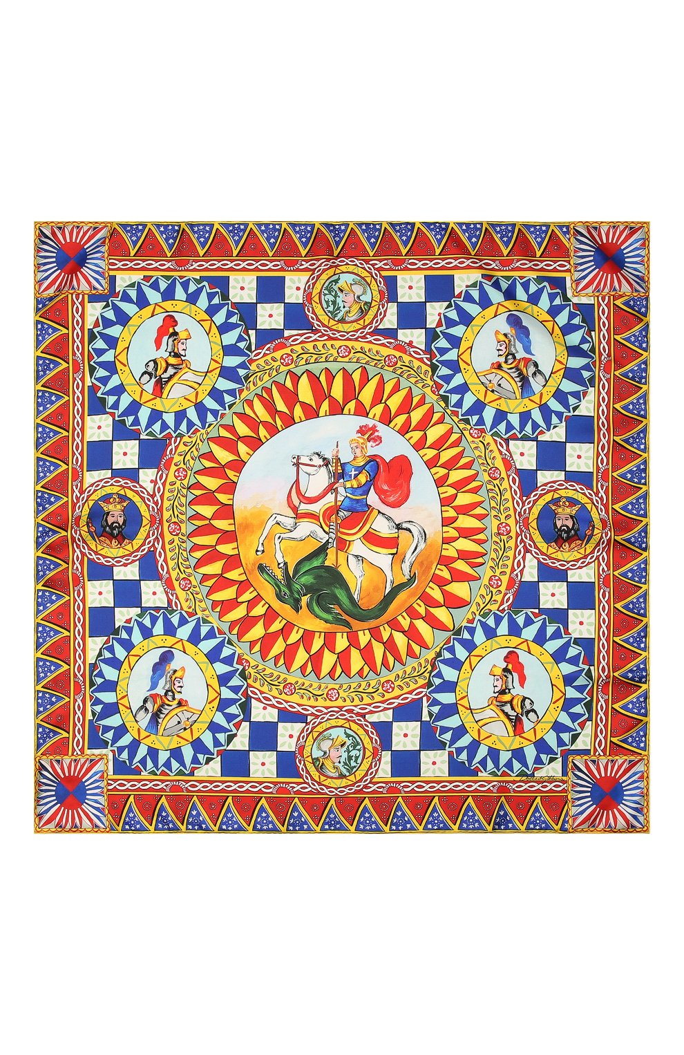 Шелковый платок DOLCE & GABBANA, арт. FN086R/FI1T4, фото 5