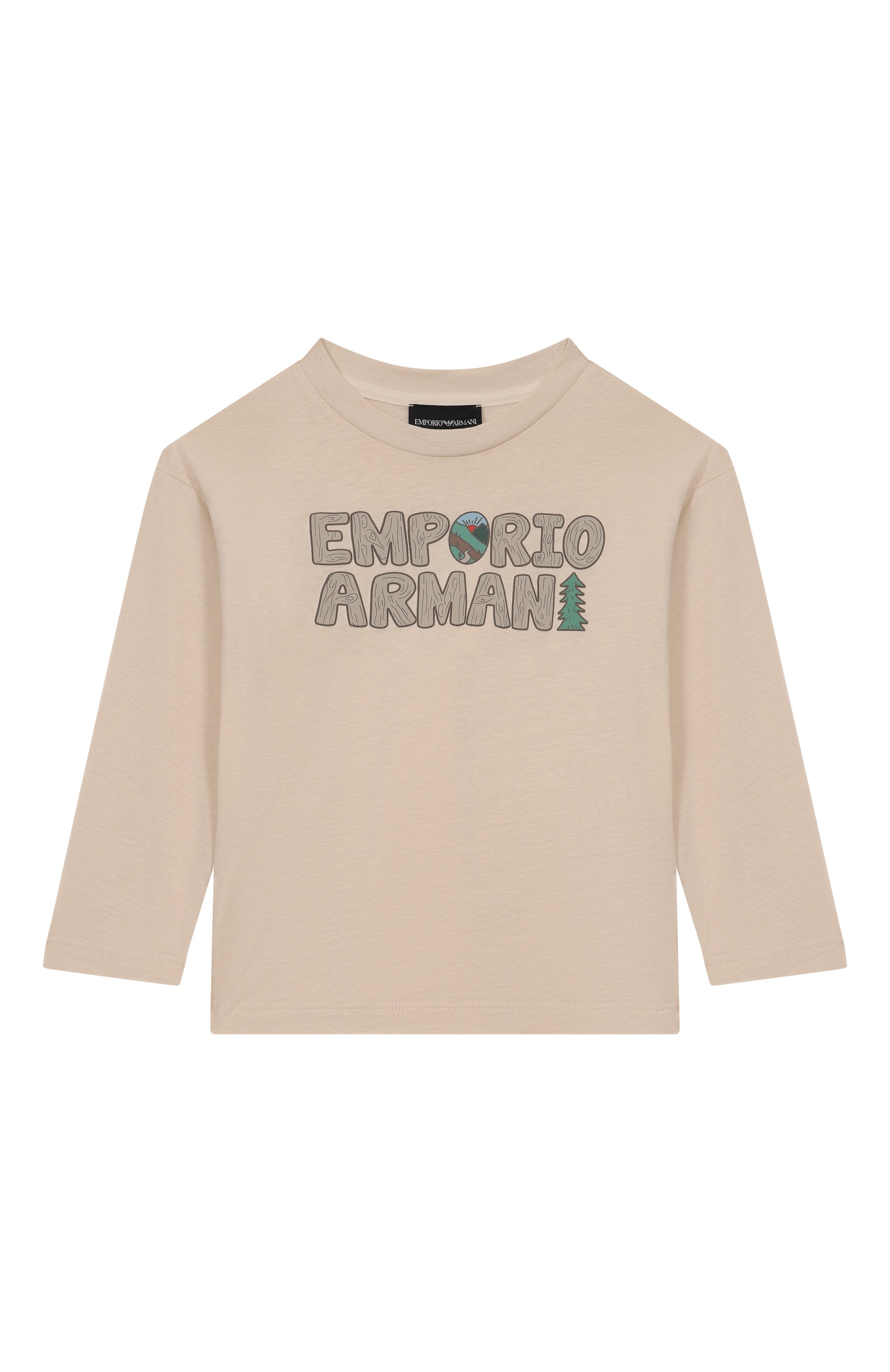 Хлопковый лонгслив EMPORIO ARMANI, арт. EB000729/AF17536, фото 1