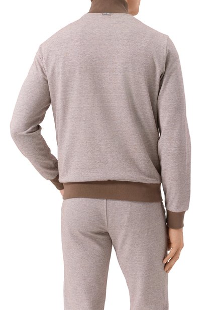 Толстовка изо льна и хлопка CAPOBIANCO, арт. 18M452.LUR0., фото 4