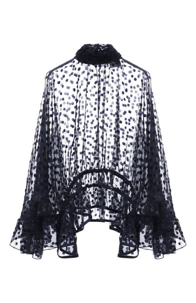 Женская шелковая блузка SAINT LAURENT, арт. 840792/Y631T