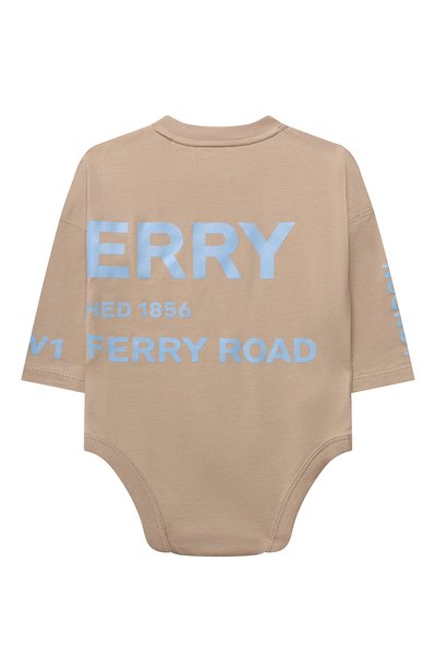 Хлопковое боди BURBERRY, арт. 8048343, фото 2