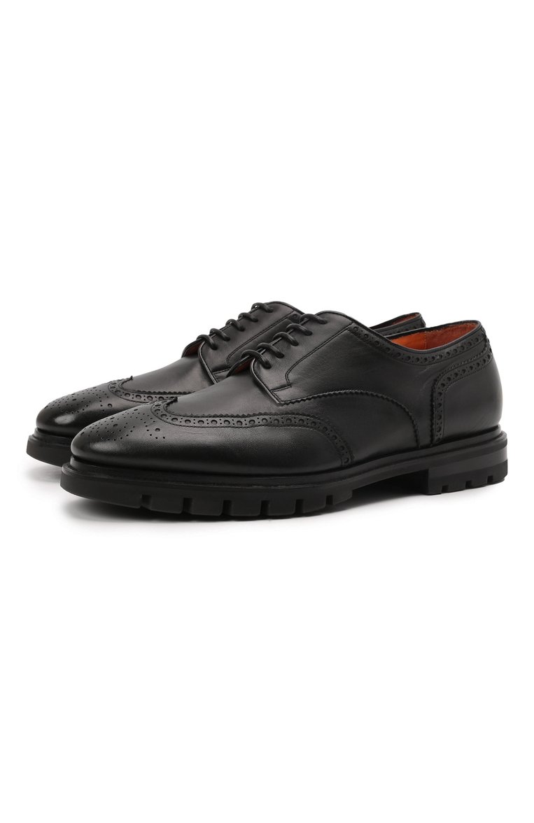 Кожаные дерби SANTONI, арт. MCCG17915SM5EBUFN01, фото 1