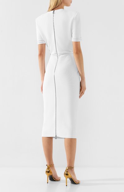 Платье из вискозы BALMAIN, арт. TF06581/K107, фото 4