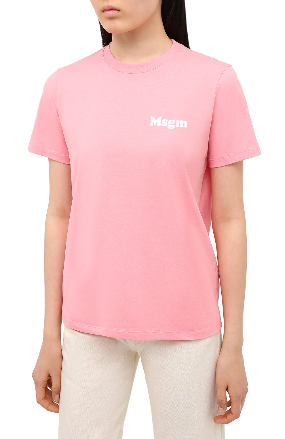 Хлопковая футболка MSGM, арт. 2943MDM73 207648, фото 3
