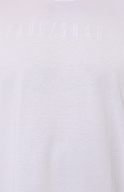 Хлопковая футболка PAUL&SHARK, арт. 14311638/011, фото 5