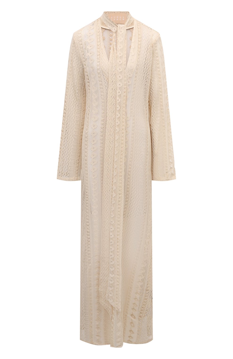 Хлопковое платье ALBUS LUMEN, арт. RT24.HAZELDRESS03.CR0CHET, фото 1