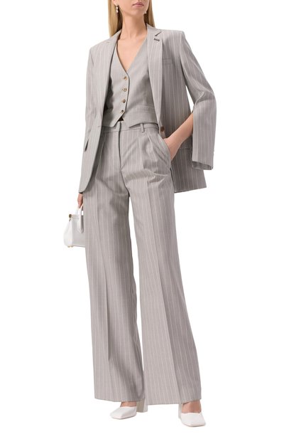 Кожаные туфли charlotte 95 AMINA MUADDI, арт. CHARL0TTE PUMP/SPAZZ0LAT0, фото 2