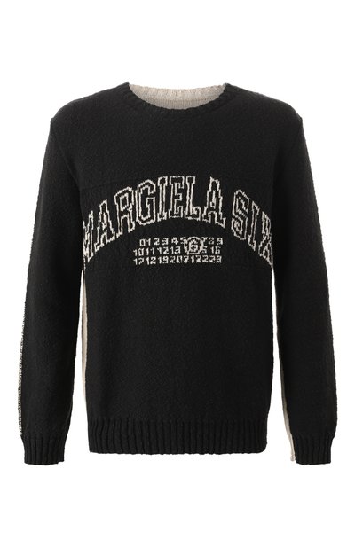 Мужской свитер из хлопка и льна MM6, арт. SH0HL0025/M13084