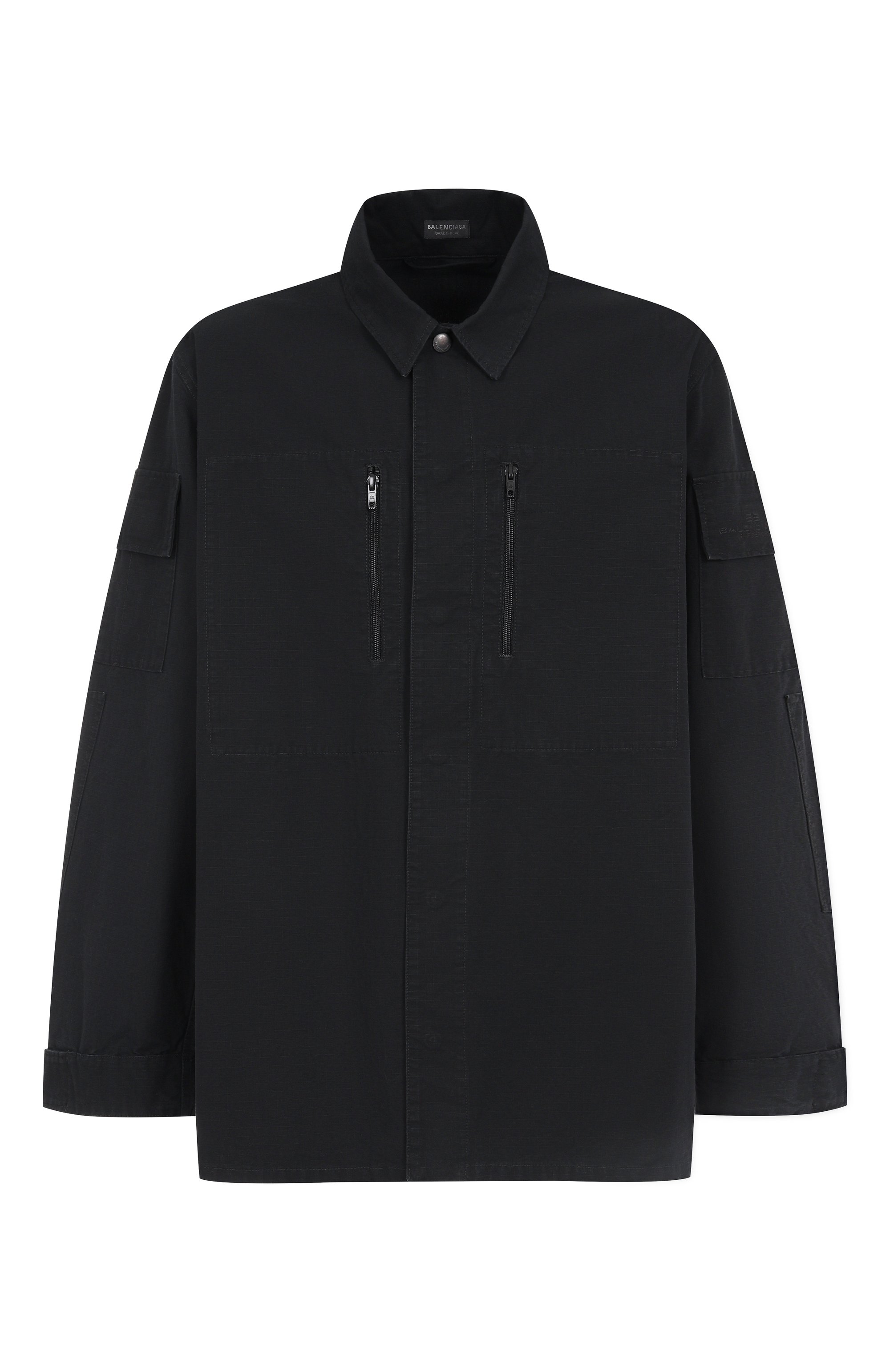 Хлопковая куртка-рубашка garde-robe BALENCIAGA, арт. 814719/TQP13, фото 1