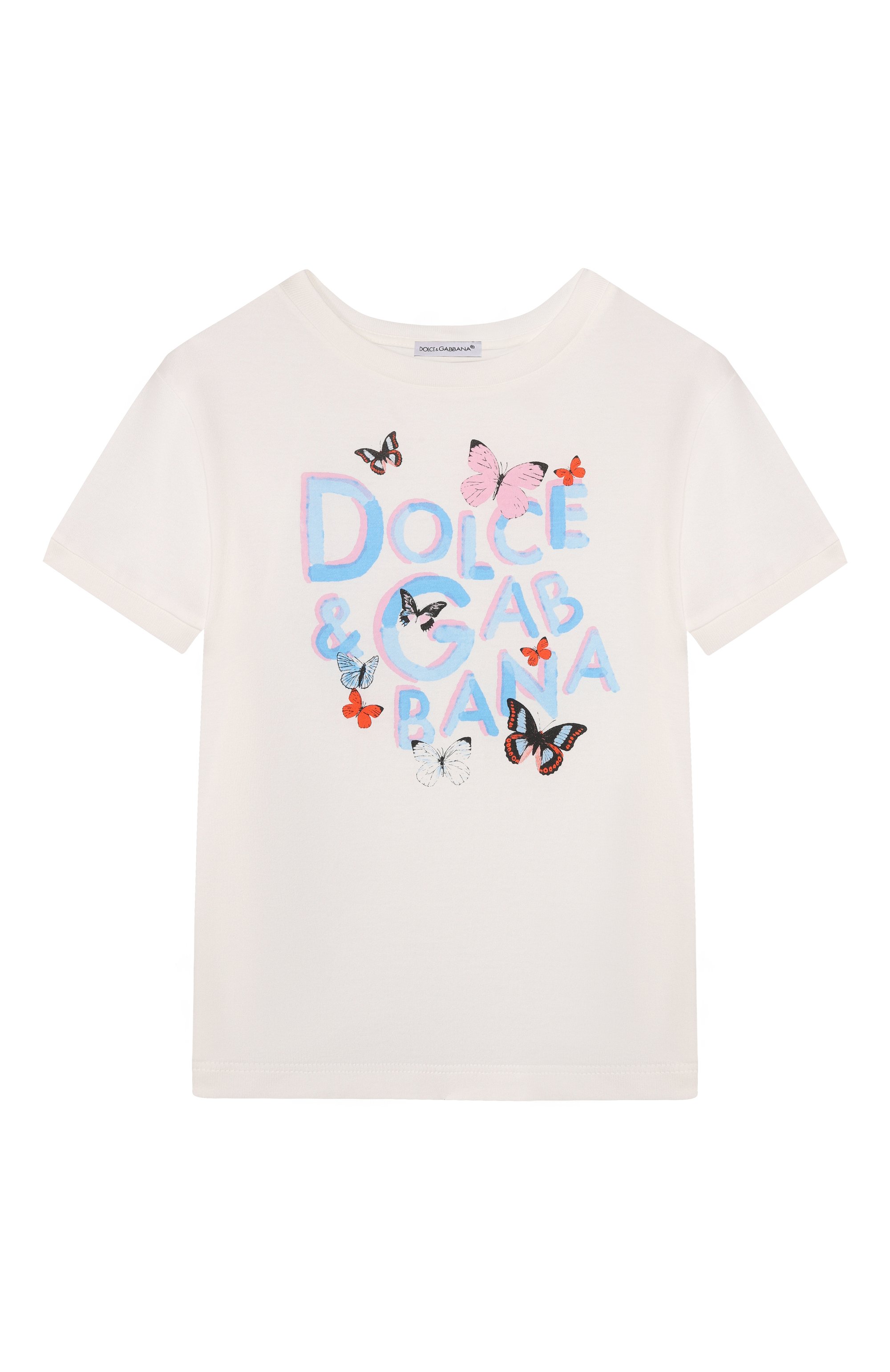 Хлопковая футболка DOLCE & GABBANA, арт. L5JTNJ/G7N8V/8-14, фото 1