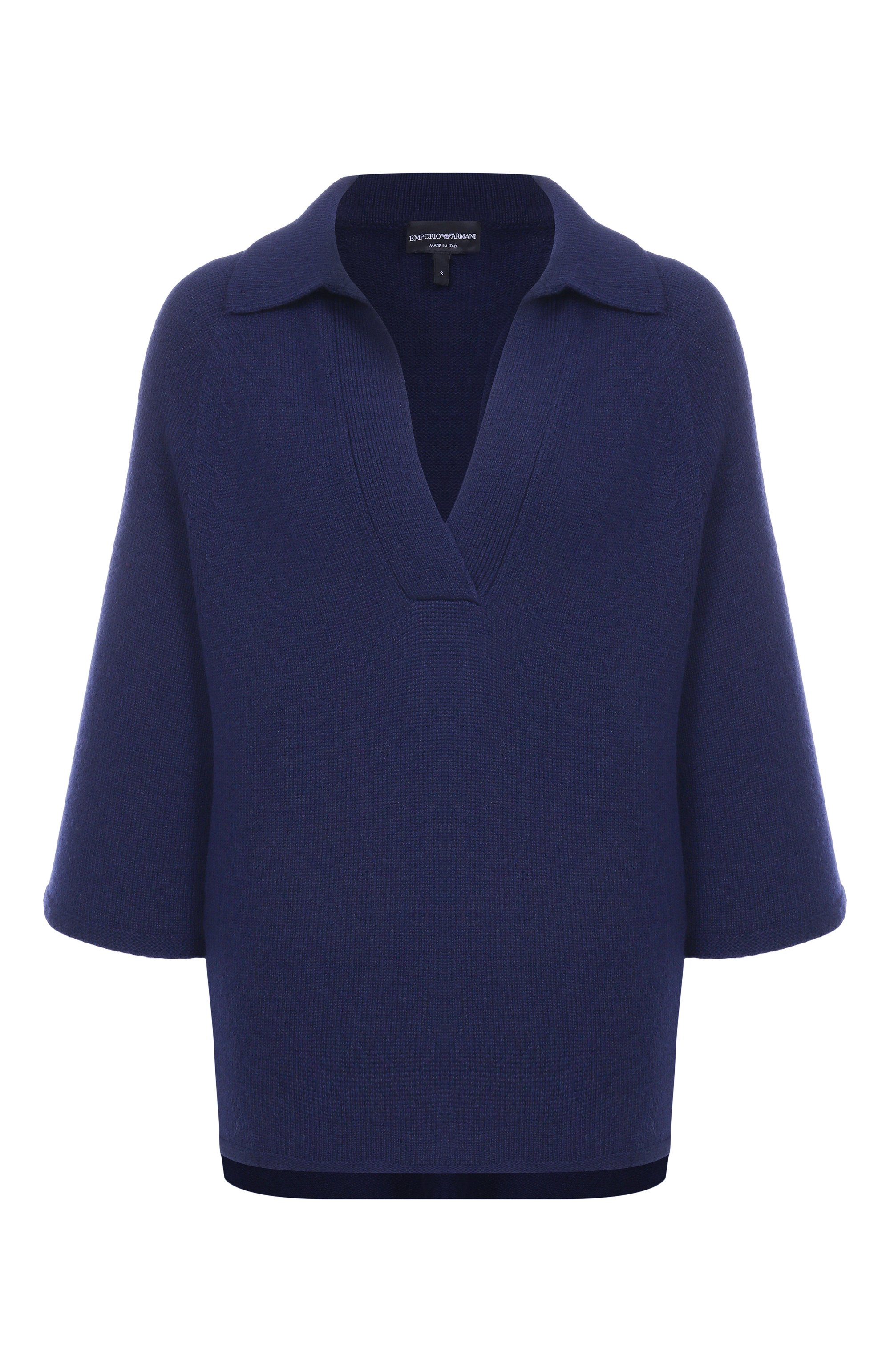 Поло из шерсти и кашемира EMPORIO ARMANI, арт. EW003197/AF20114, фото 1