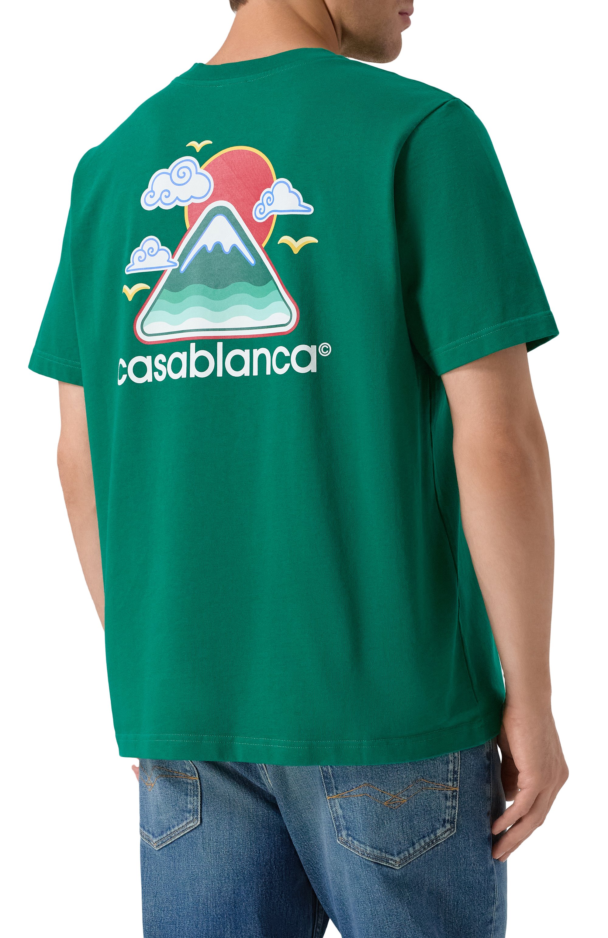 Хлопковая футболка CASABLANCA, арт. MPF25-JTS-001-06, фото 4